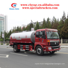 FOTON 4X2 10000L water supply tanker truck for sale